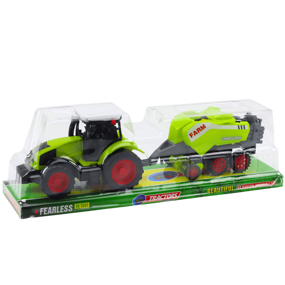 Komplet traktor s prikolico za silo in mešalcem krme - Lean Toys 5