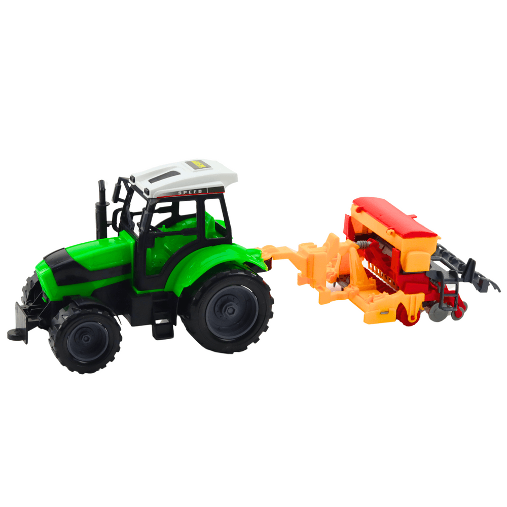 Traktorski set z sejačnico - Lean Toys 2