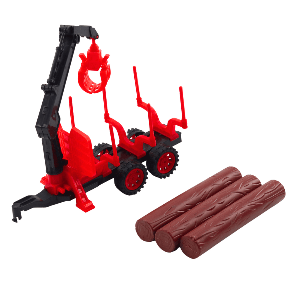 Traktor s prikolico HDS za prevoz lesa - Lean Toys 4