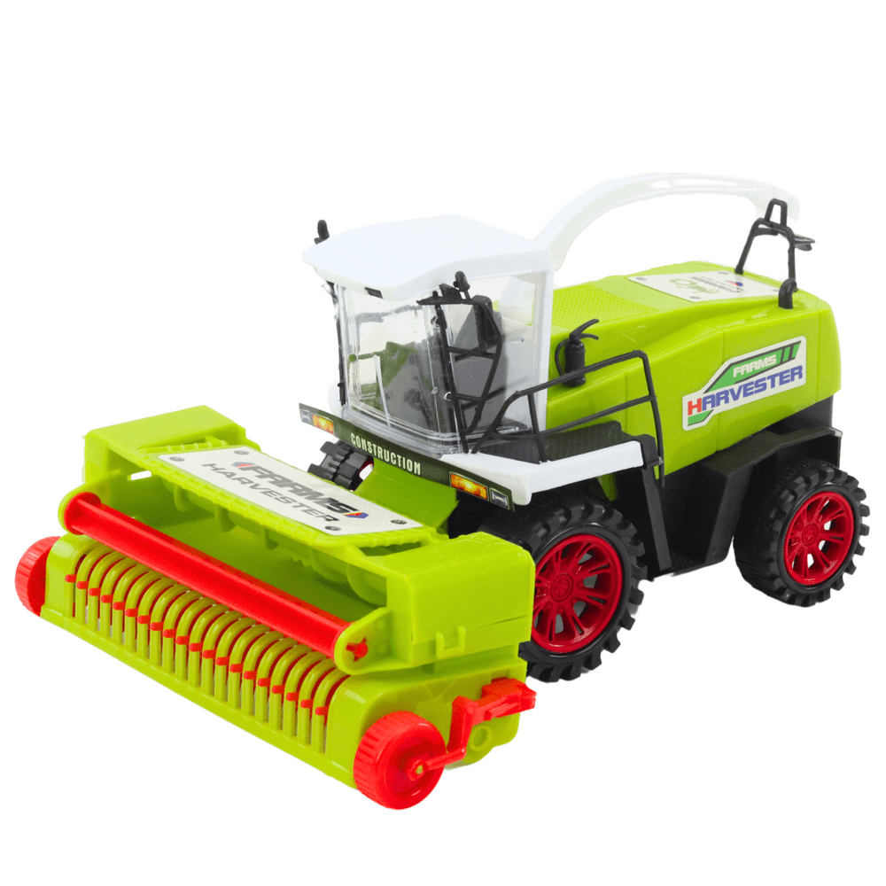Zabavna kombajn, premični, zeleni - Lean Toys 2