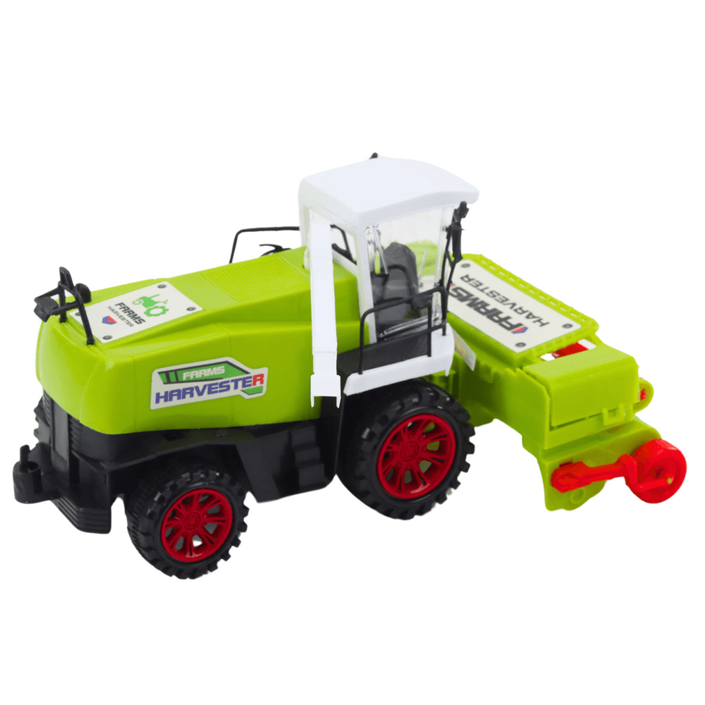 Zabavna kombajn, premični, zeleni - Lean Toys 3