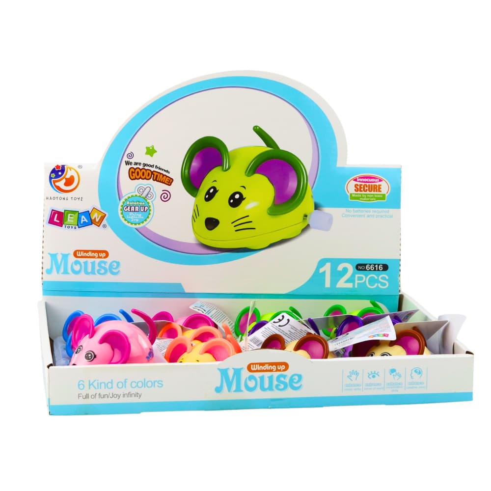LEAN TOYS Navijalna miška s premikajočim se repkom (8 cm) 8