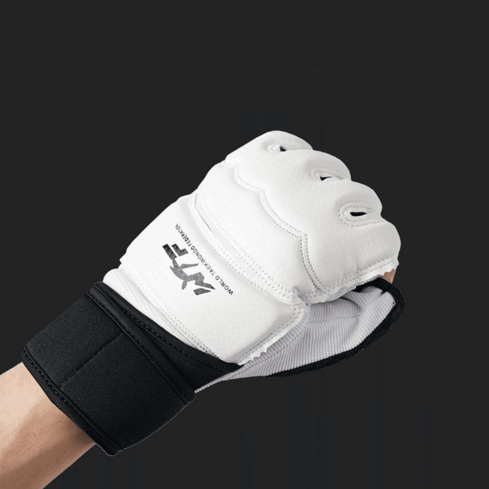 LEAN Rokavice za Taekwondo z etuijem, bele 2