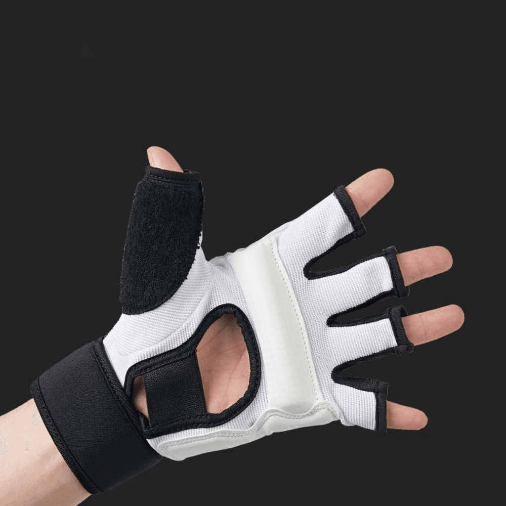 LEAN Rokavice za Taekwondo z etuijem, bele 3