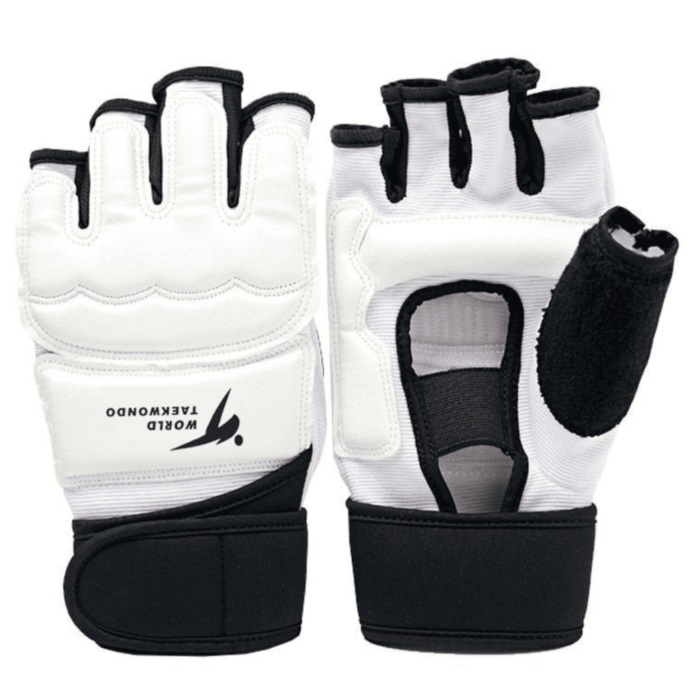 LEAN Rokavice za Taekwondo z etuijem, bele 4