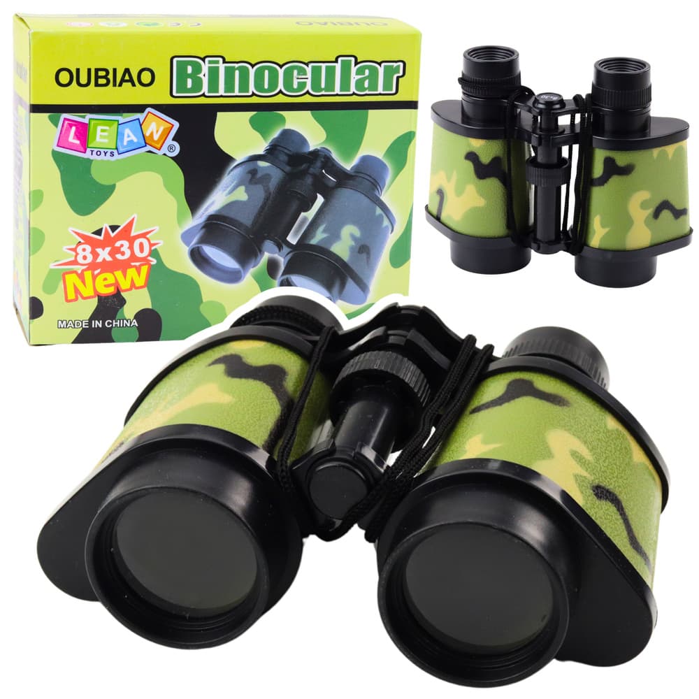Otroška dvogled LEAN TOYS, kamuflažni vzorec, 8x30