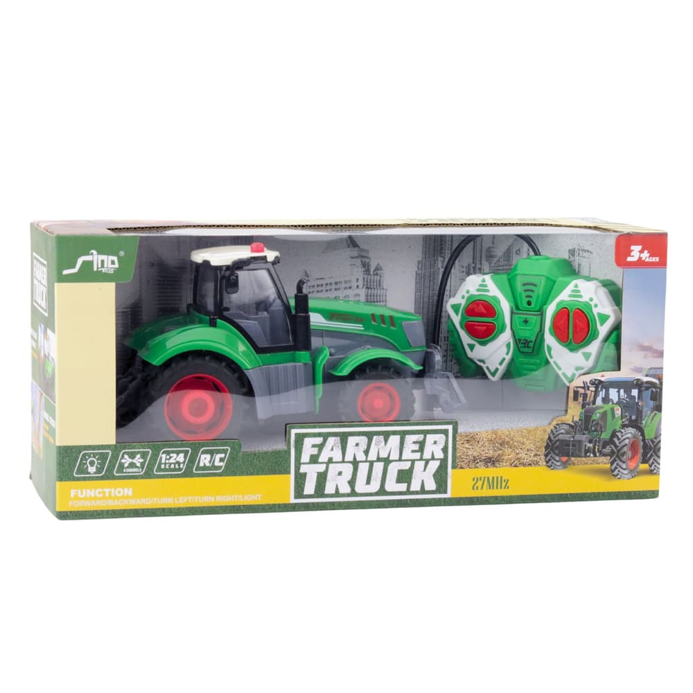 LEAN TOYS RC traktor kmetijski, zelen, 1:24 5
