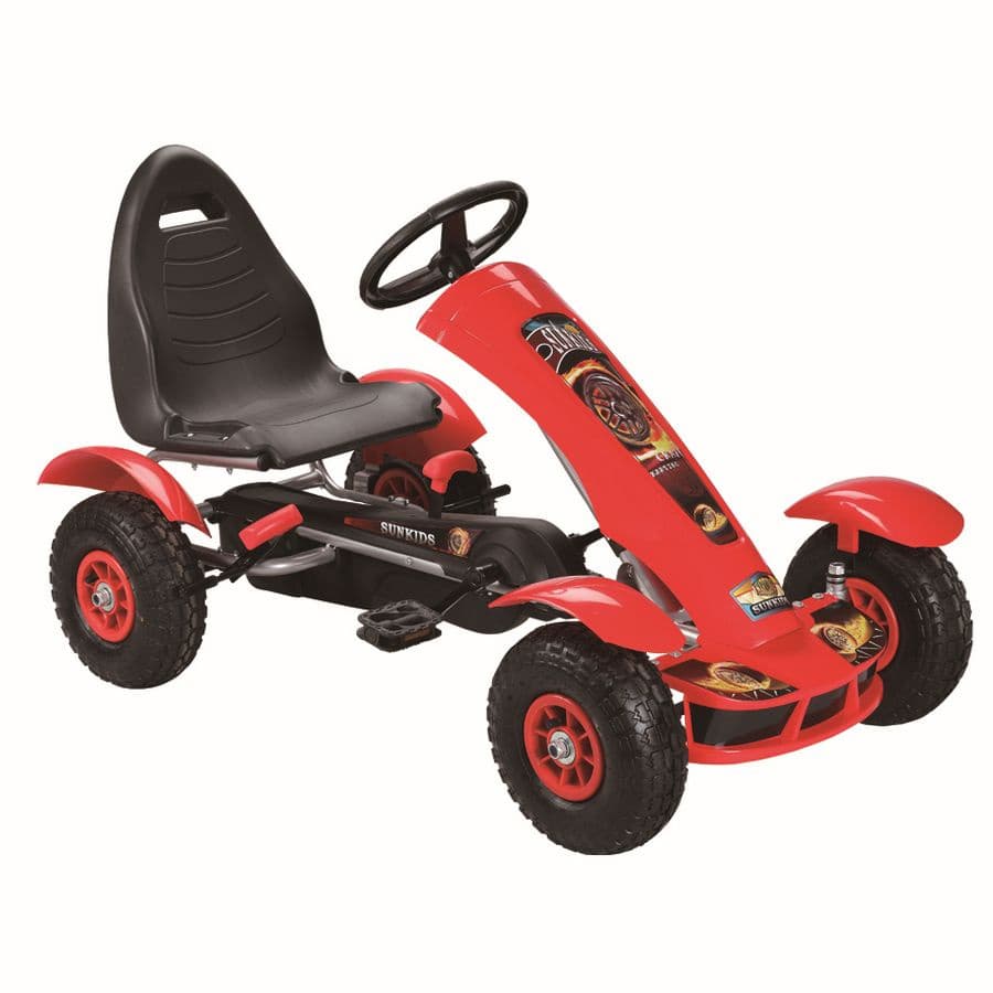 Otroški gokart na pedala F618, rdeč