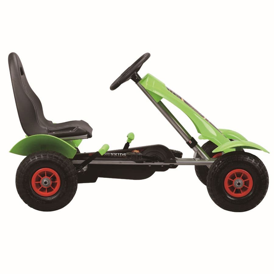 Otroški gokart na pedala F618, zelen 2