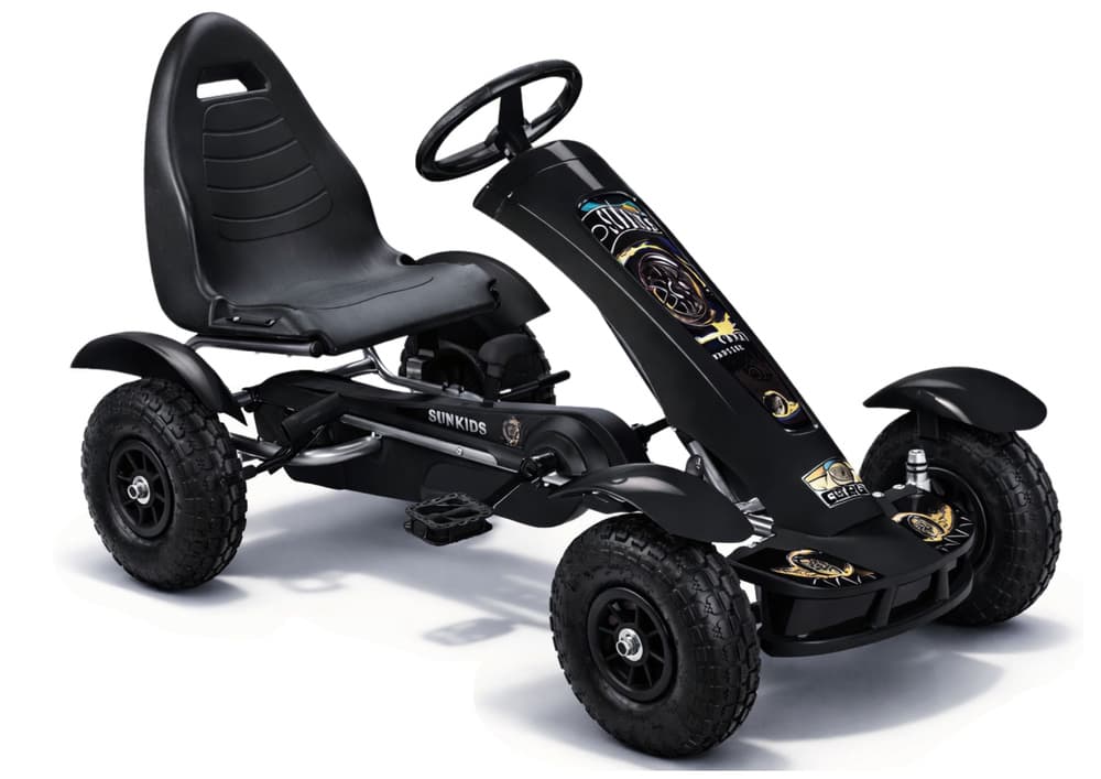 Otroški gokart na pedala F618, črn