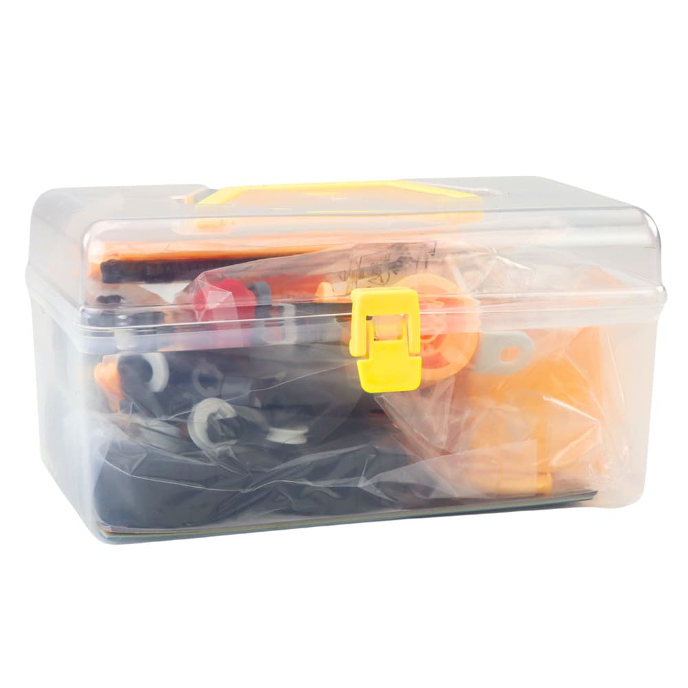 LEAN TOYS Konstrukcijski kompleti, gradbeni stroji 8v1, 100 delov 3