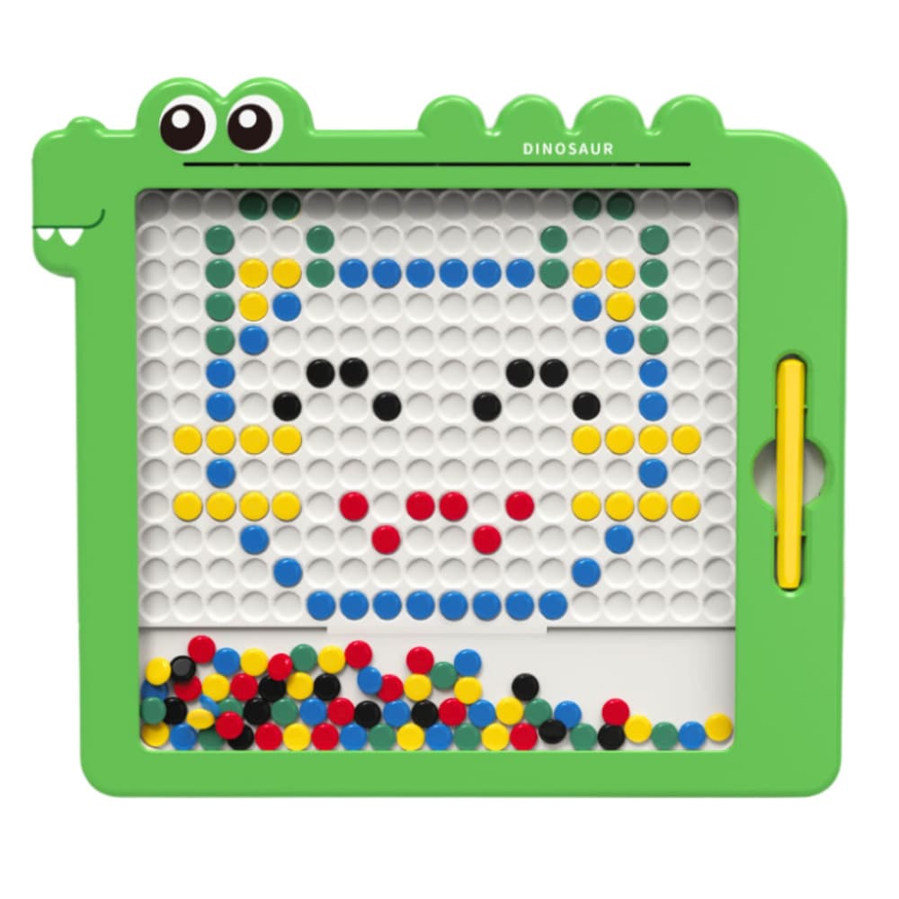 LEAN TOYS Magnetna tabla za ustvarjanje - Dinozavri 2