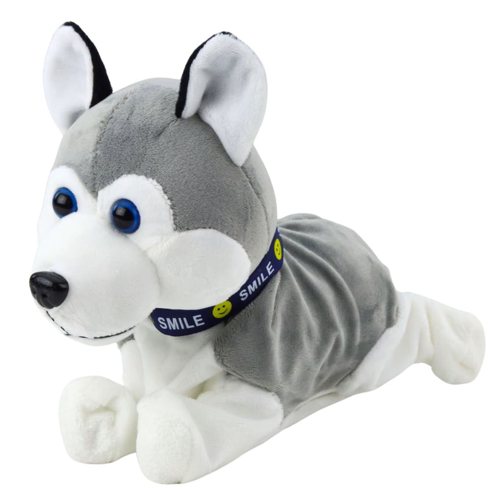 LEAN TOYS Interaktivni plišasti pes Husky, premika se in laja