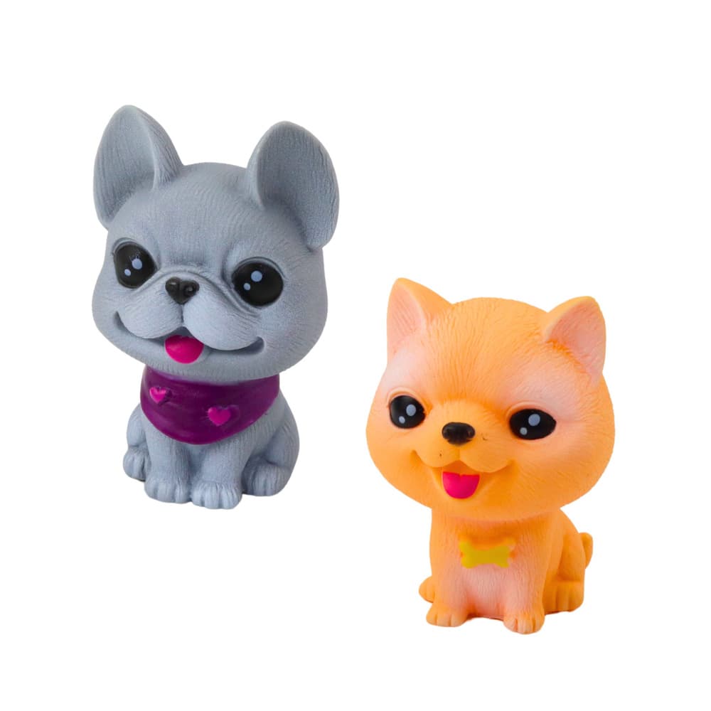 LEAN TOYS Komplet gumijastih kužkov s piskalom 3