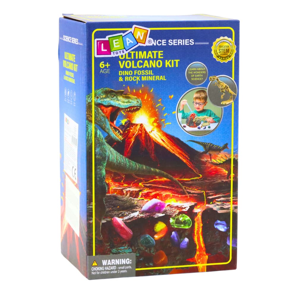 LEAN TOYS Izobraževalni set - Eksplozivni vulkan z dinozavrovi 3