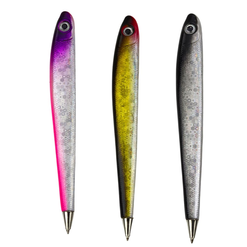 Pisalo v obliki ribe LEAN, modro polnilo, 12.5cm 3
