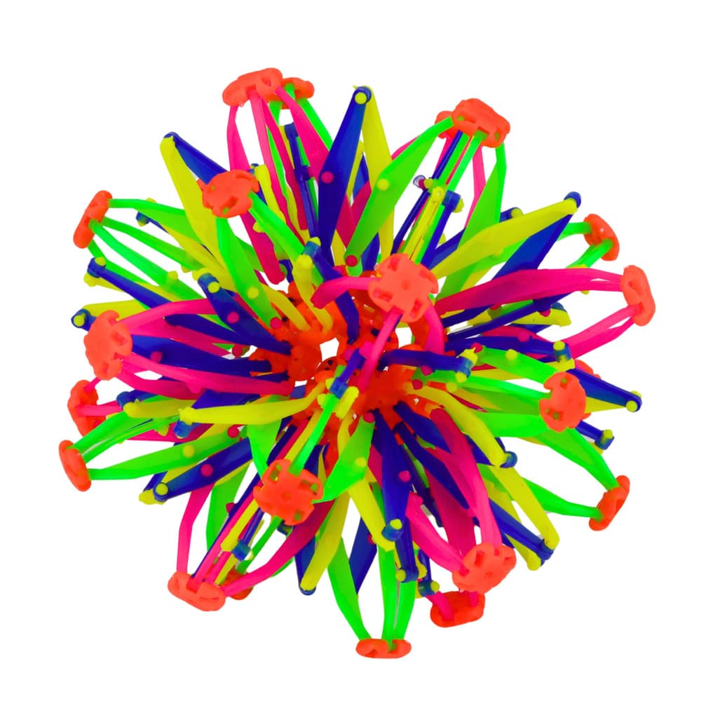 Čarobna žoga LEAN TOYS, raztegljiva, večbarvna, 18/32cm 3