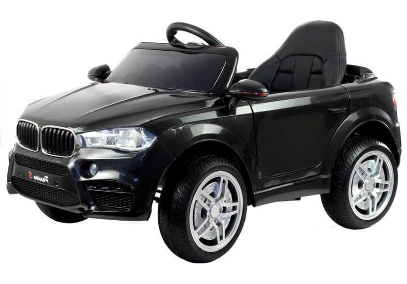 Akumulatorski avtomobil HL1538, črn, s pilotom, LED lučmi in MP3 5