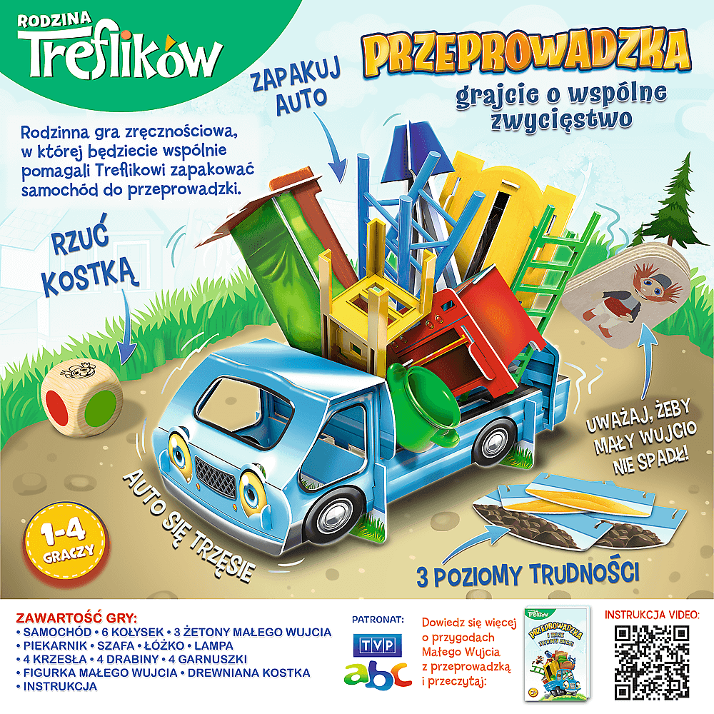 Trefl Igre Selitev z Družino Fliperjev (02071) - igra 3