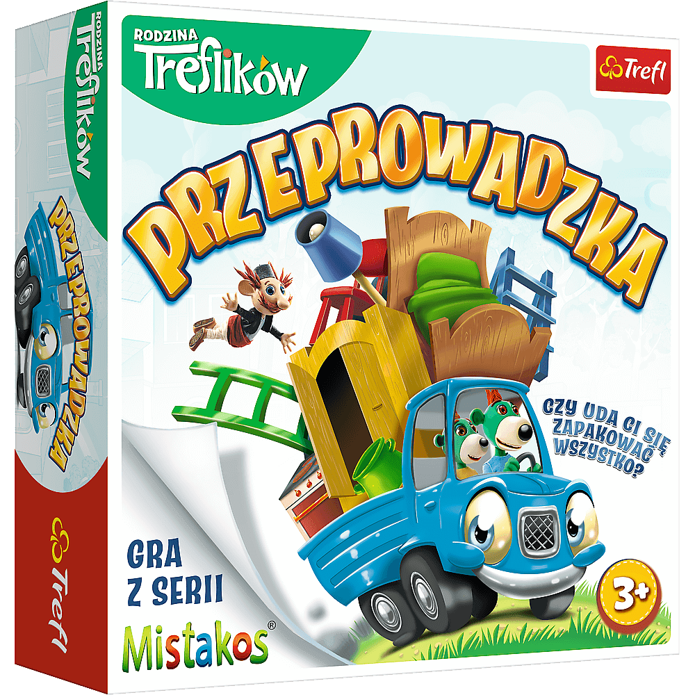 Trefl Igre Selitev z Družino Fliperjev (02071) - igra