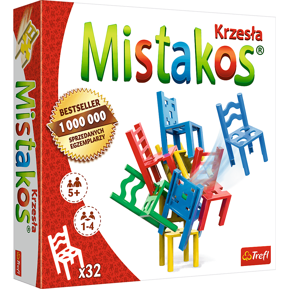 Igra spretnosti Stolčki MISTAKOS TREFL 02074