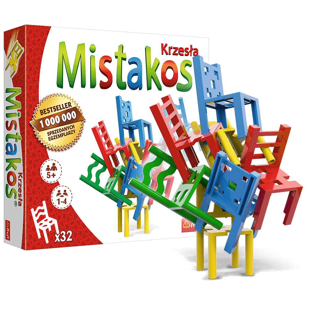 Igra spretnosti Stolčki MISTAKOS TREFL 02074 3