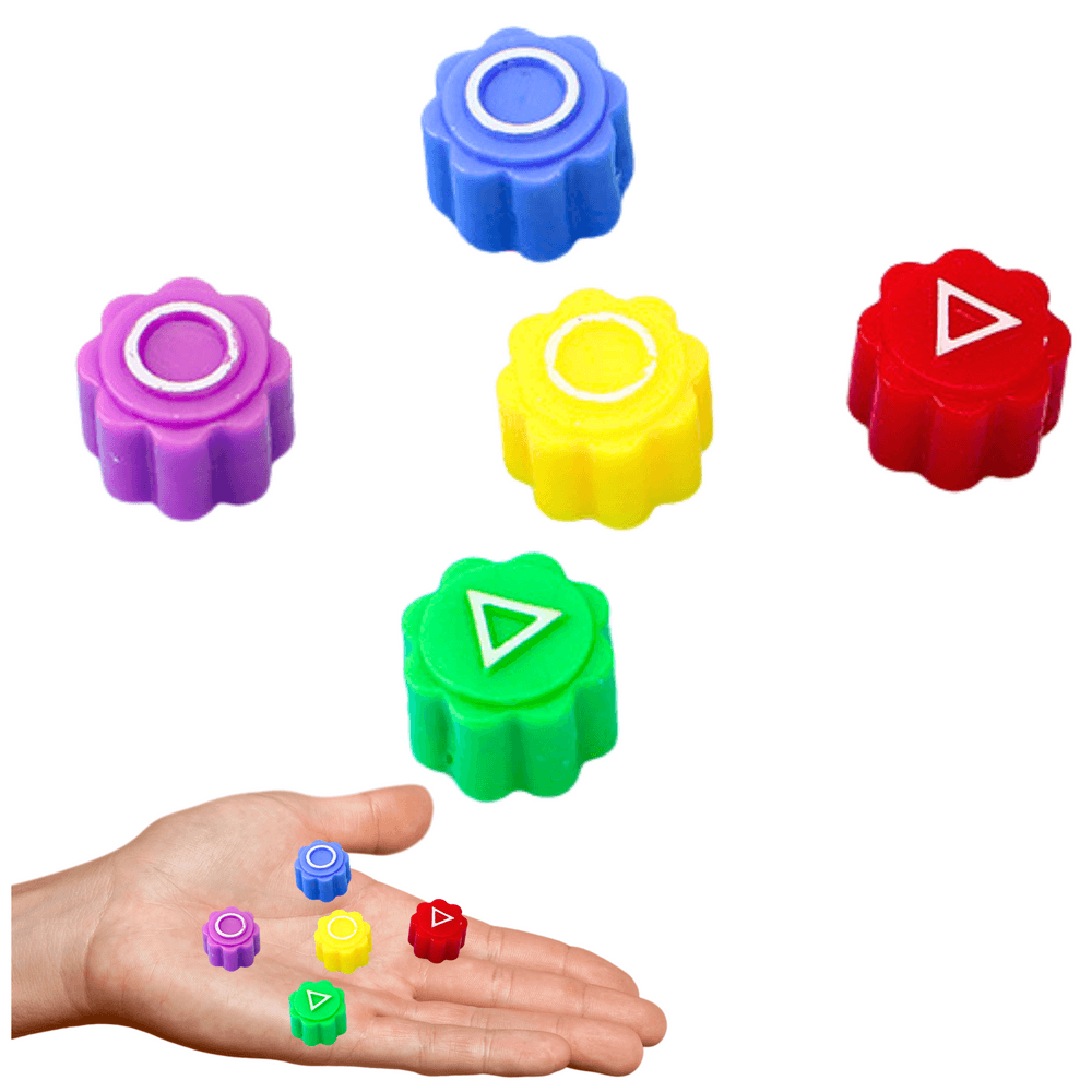 Kocke za igro Gonggi LEAN TOYS - Squid Game, 5 kosov