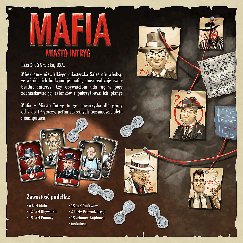 Trefl Igre Mafia: Mesto Intrig (02297) - družabna igra 3