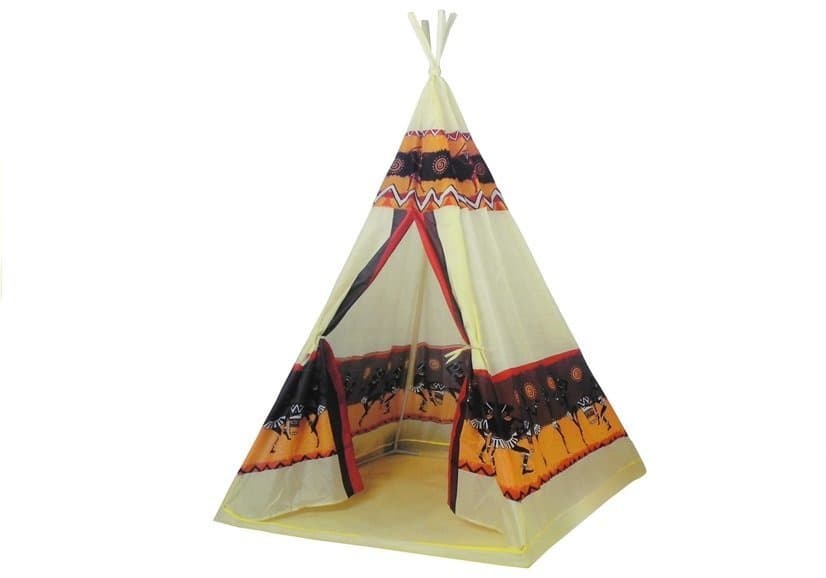 Indijanski šotor Tipi z žogicami, 155 cm 2
