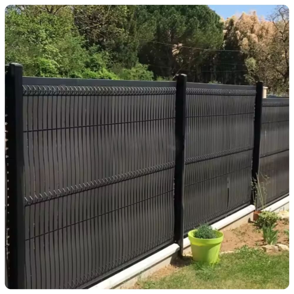 LEAN Senca zavesna za ograjo, siva, 1.5M x 50M, 140g/m² 2