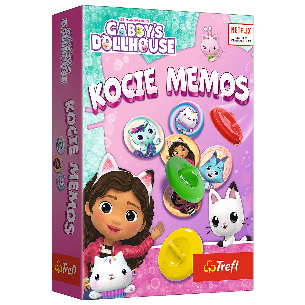Potovalna igra Kocje memo Koci Domek Gabi TREFL