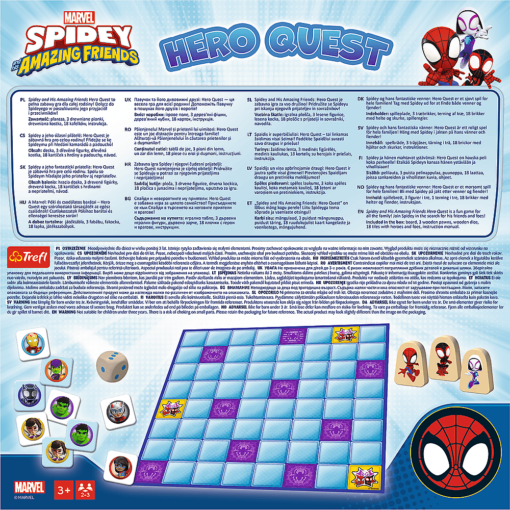 TREFL GRY Družabna igra Hero Quest Spidey 6
