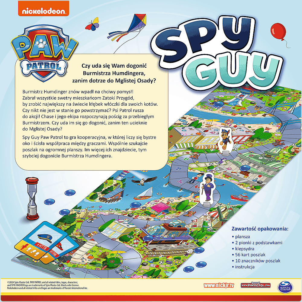 TREFL GRY Družabna igra Spy Guy Psi Patrol 3