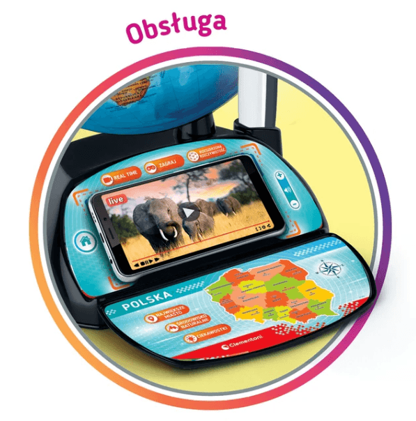 CLEMENTONI Interaktivni globus Eduglobus Učim se zabavno 4