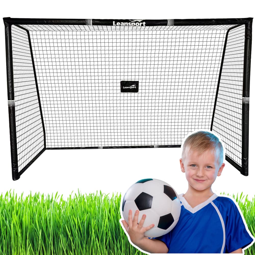 LEAN SPORT Prenosna nogometna vrata, 180x120x60cm