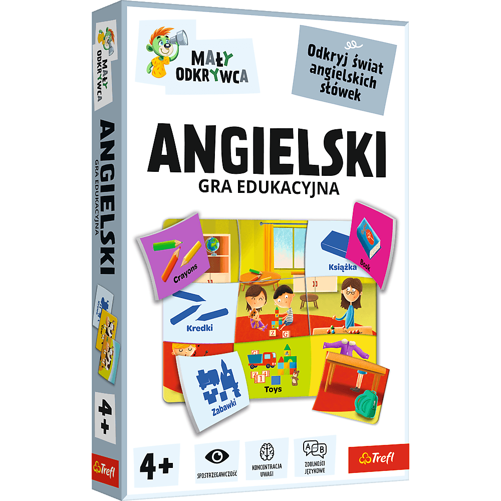 Gradbena igra za otroke: Angleščina - Mali raziskovalec
