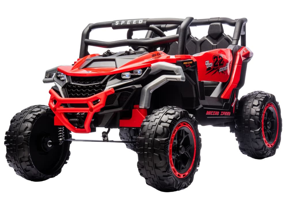 LEAN CARS Akumulatorski avtomobilček M1 4x4, rdeč 2