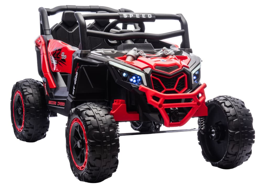 LEAN CARS Akumulatorski avtomobilček M2 4x4, rdeč