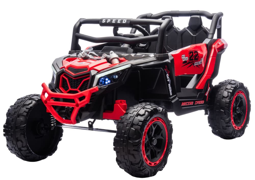LEAN CARS Akumulatorski avtomobilček M2 4x4, rdeč 2