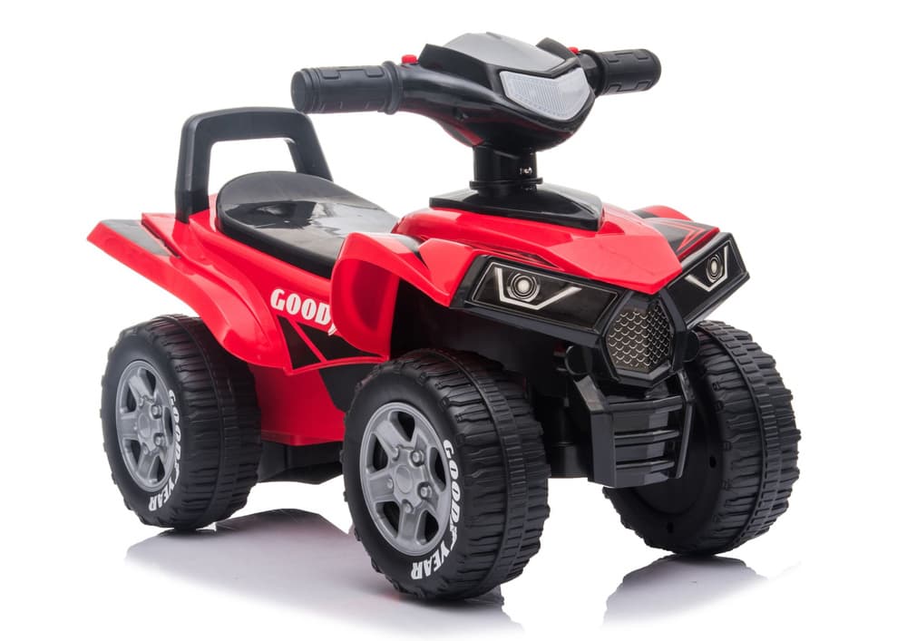 Otroški ježek quad z zvokom in lučmi, rdeč - LEAN CARS