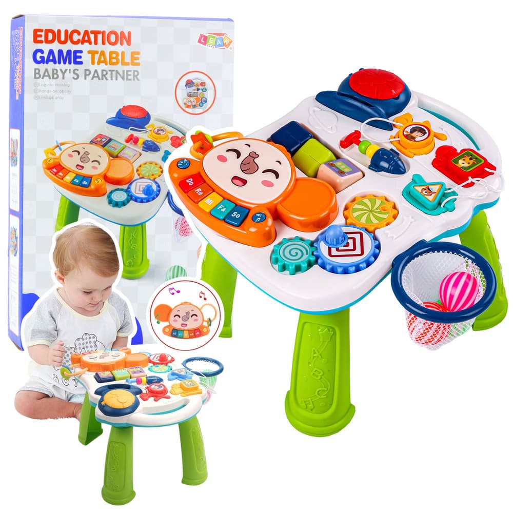 Otroški interaktivni izobraževalni 6v1 stolp LEAN TOYS - luči, zvoki