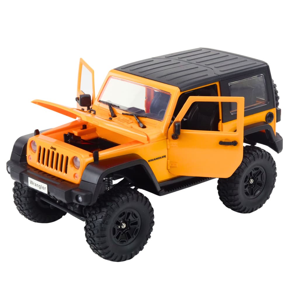 DOUBLE E RC Jeep Wrangler Rock Crawler terensko vozilo (oranžno, 1:14) 3