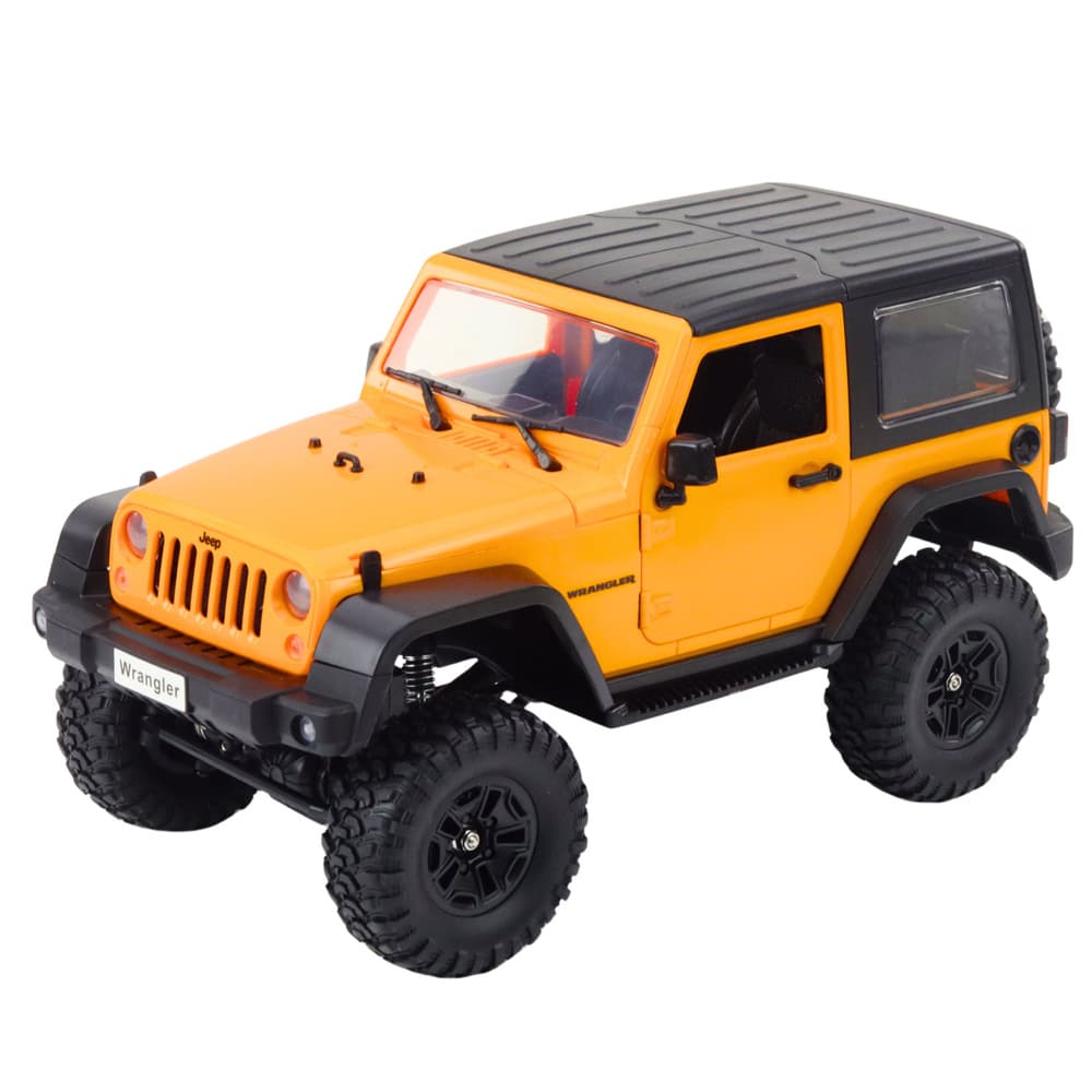 DOUBLE E RC Jeep Wrangler Rock Crawler terensko vozilo (oranžno, 1:14) 2