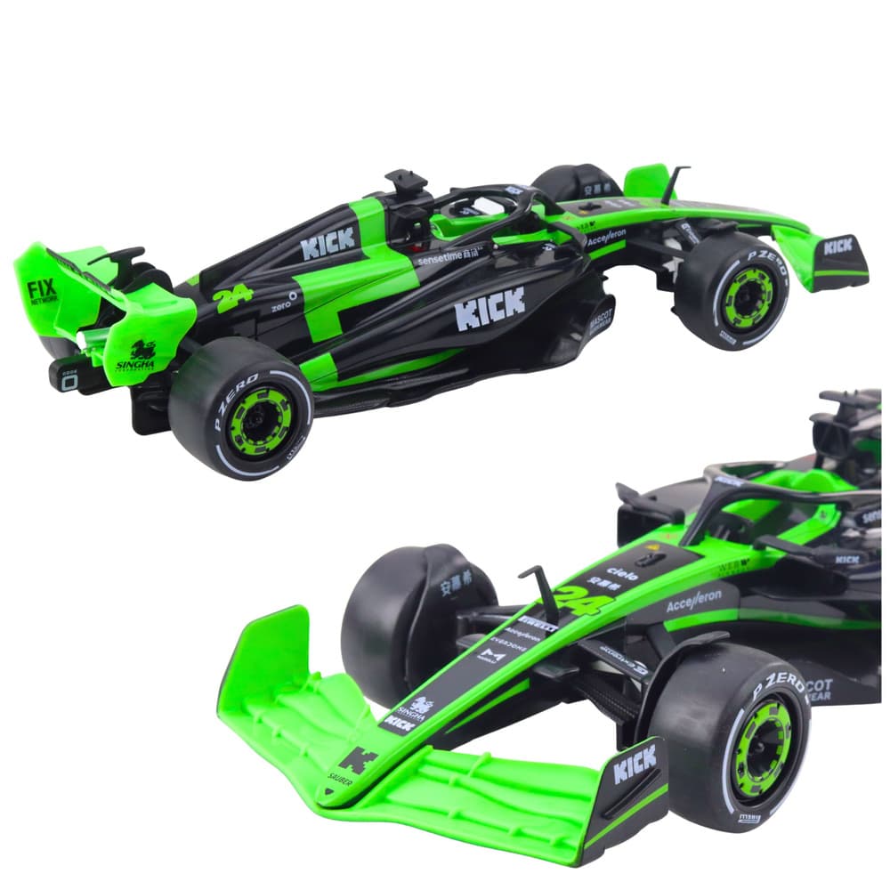 DOUBLE E RC Sauber F1 C44 dirkalnik (črno-zelen, 1:16) 3