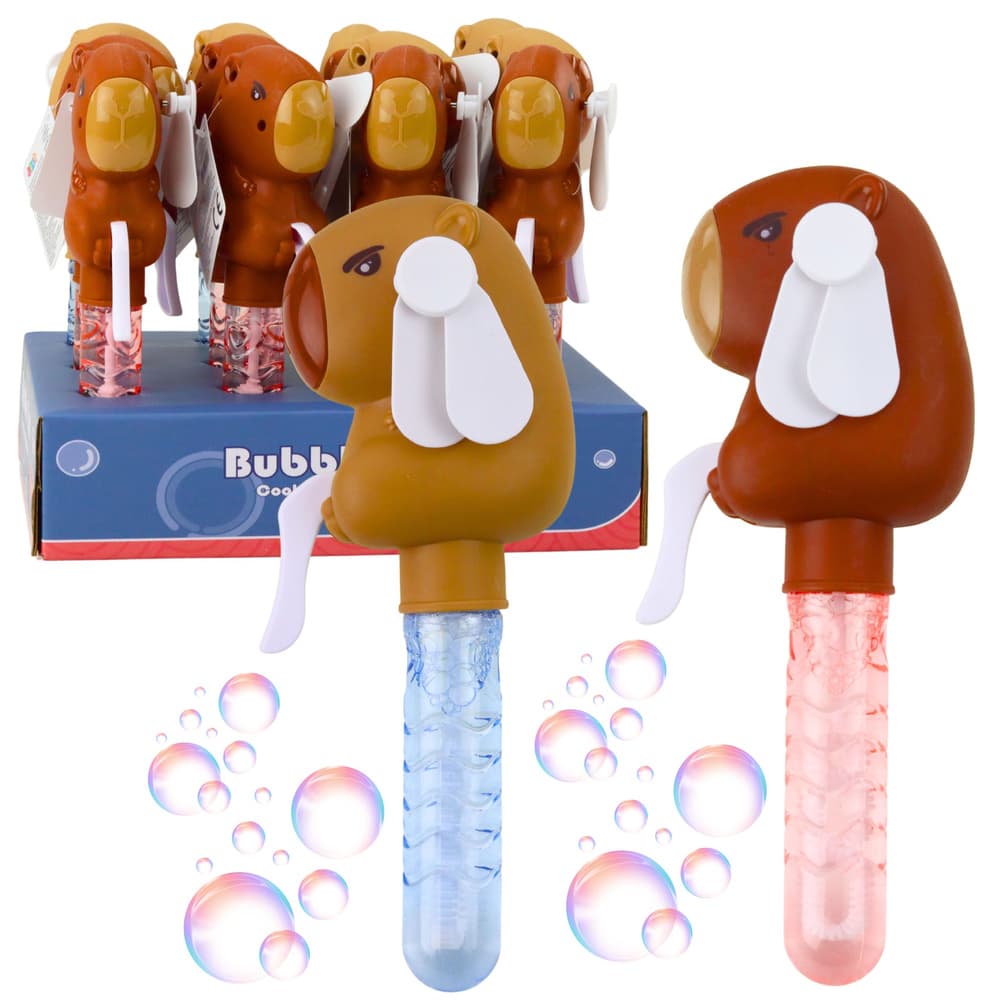 LEAN TOYS Mehurčki Kapibara 2v1 vetrnica, roza