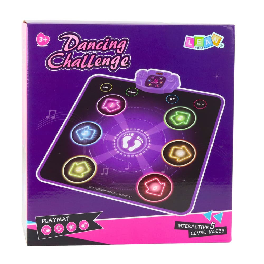 LEAN TOYS Interaktivna plesna podloga za otroke z Bluetooth 4