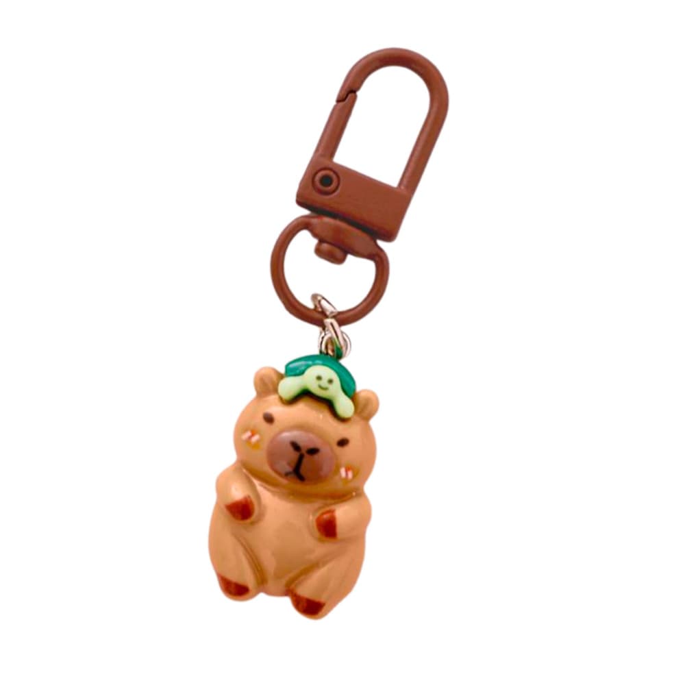 Mini obeski za ključe LEAN TOYS Kapibara, figurice, 4 kos. 3