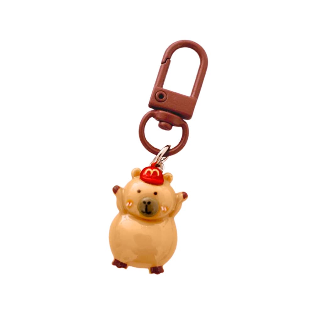 Mini obeski za ključe LEAN TOYS Kapibara, figurice, 4 kos. 5