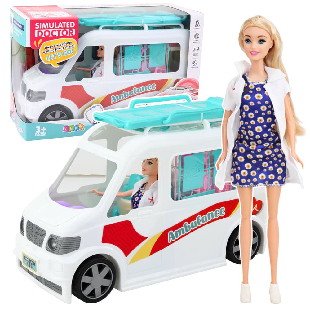 Mobilna bolnišnica LEAN TOYS Ambulanta z nosili