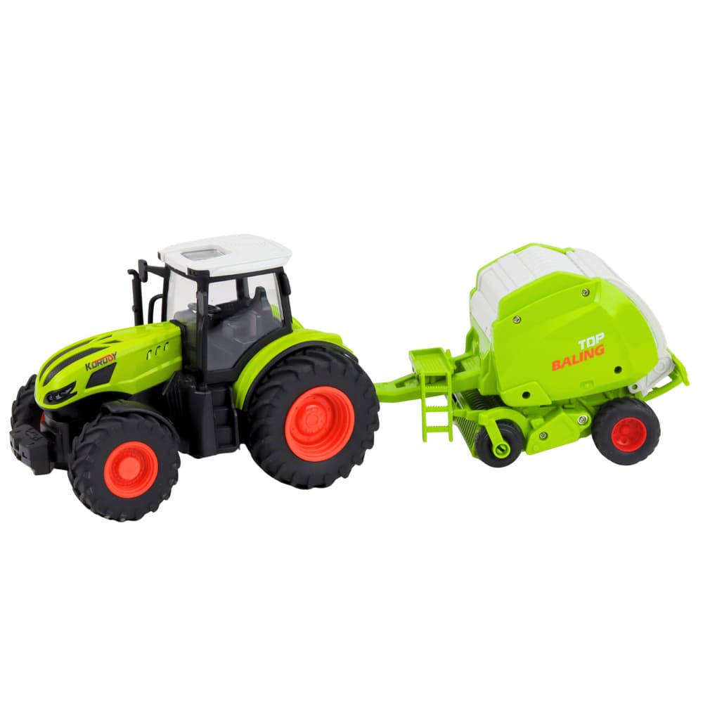 Traktor z balirko RC na daljinsko upravljanje, 2.4GHz, 1:24 2